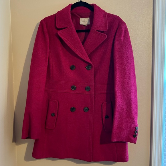 LOFT Jackets & Blazers - Loft Women’s Hot Pink Coat